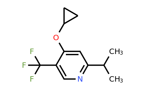 CAS 1243359-83-2 | 4-Cyclopropoxy-2-isopropyl-5-(trifluoromethyl)pyridine