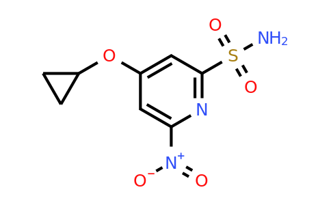 CAS 1243359-84-3 | 4-Cyclopropoxy-6-nitropyridine-2-sulfonamide