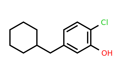 CAS 1243359-85-4 | 2-Chloro-5-(cyclohexylmethyl)phenol