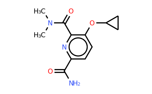 CAS 1243359-87-6 | 3-Cyclopropoxy-N2,N2-dimethylpyridine-2,6-dicarboxamide
