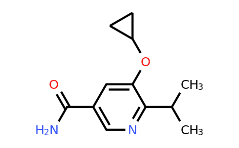 CAS 1243359-90-1 | 5-Cyclopropoxy-6-isopropylnicotinamide