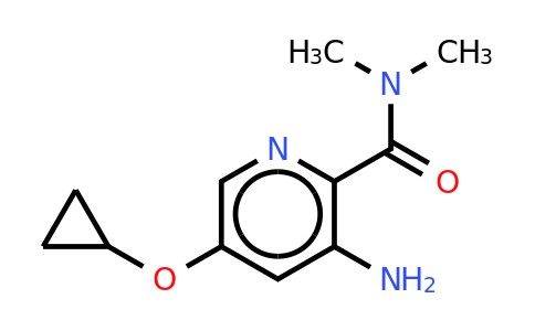 CAS 1243359-93-4 | 3-Amino-5-cyclopropoxy-N,n-dimethylpicolinamide