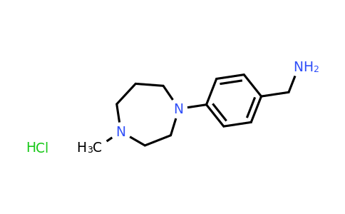 CAS 1243359-94-5 | (4-(4-Methyl-1,4-diazepan-1-YL)phenyl)methanamine hydrochloride