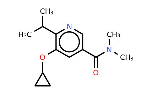 CAS 1243359-95-6 | 5-Cyclopropoxy-6-isopropyl-N,n-dimethylnicotinamide