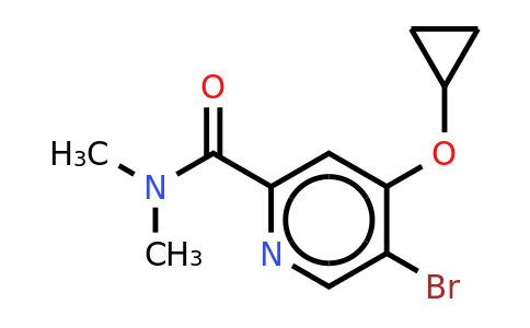 CAS 1243359-96-7 | 5-Bromo-4-cyclopropoxy-N,n-dimethylpicolinamide