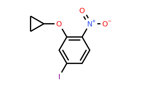 CAS 1243359-97-8 | 2-Cyclopropoxy-4-iodo-1-nitrobenzene