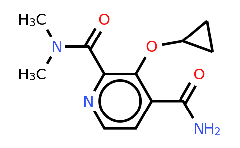 CAS 1243360-05-5 | 3-Cyclopropoxy-N2,N2-dimethylpyridine-2,4-dicarboxamide