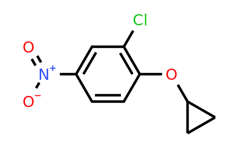 CAS 1243360-06-6 | 2-Chloro-1-cyclopropoxy-4-nitrobenzene