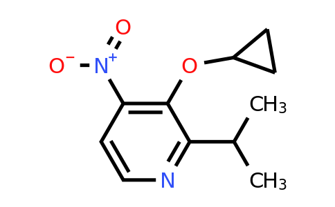 CAS 1243360-13-5 | 3-Cyclopropoxy-2-isopropyl-4-nitropyridine
