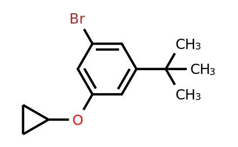 CAS 1243360-14-6 | 1-Bromo-3-tert-butyl-5-cyclopropoxybenzene