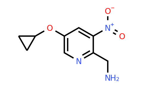 CAS 1243360-15-7 | (5-Cyclopropoxy-3-nitropyridin-2-YL)methanamine