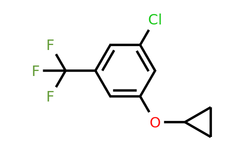CAS 1243360-23-7 | 1-Chloro-3-cyclopropoxy-5-(trifluoromethyl)benzene