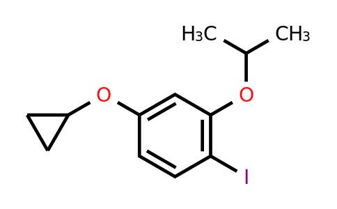 CAS 1243360-24-8 | 4-Cyclopropoxy-1-iodo-2-isopropoxybenzene