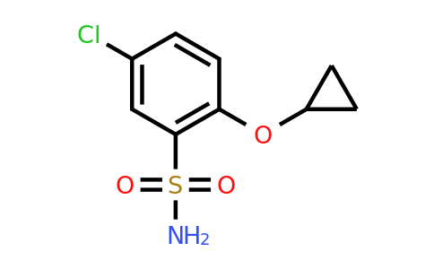 CAS 1243360-27-1 | 5-Chloro-2-cyclopropoxybenzenesulfonamide
