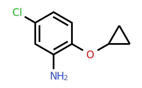 CAS 1243360-30-6 | 5-Chloro-2-cyclopropoxyaniline