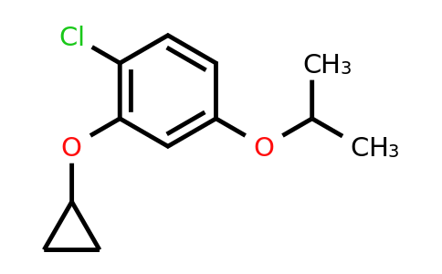 CAS 1243360-32-8 | 1-Chloro-2-cyclopropoxy-4-isopropoxybenzene