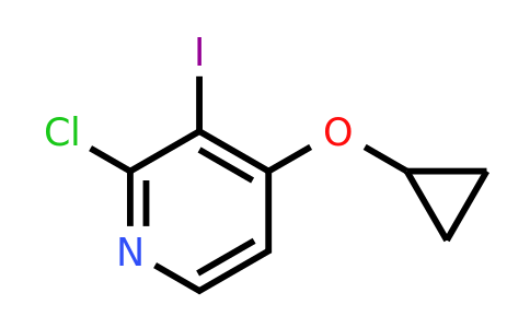 CAS 1243360-33-9 | 2-Chloro-4-cyclopropoxy-3-iodopyridine