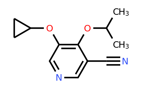 CAS 1243360-41-9 | 5-Cyclopropoxy-4-isopropoxynicotinonitrile