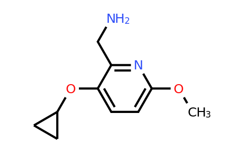 CAS 1243360-44-2 | (3-Cyclopropoxy-6-methoxypyridin-2-YL)methanamine