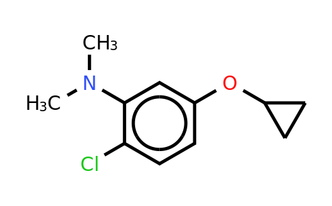 CAS 1243360-47-5 | 2-Chloro-5-cyclopropoxy-N,n-dimethylaniline