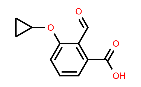 CAS 1243360-52-2 | 3-Cyclopropoxy-2-formylbenzoic acid
