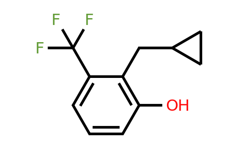 CAS 1243360-63-5 | 2-(Cyclopropylmethyl)-3-(trifluoromethyl)phenol