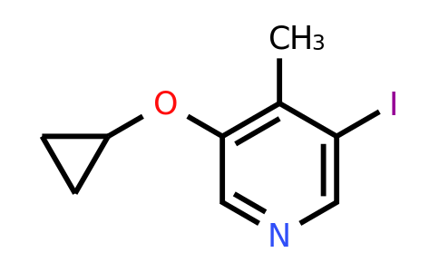 CAS 1243360-72-6 | 3-Cyclopropoxy-5-iodo-4-methylpyridine