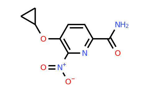 CAS 1243360-74-8 | 5-Cyclopropoxy-6-nitropicolinamide