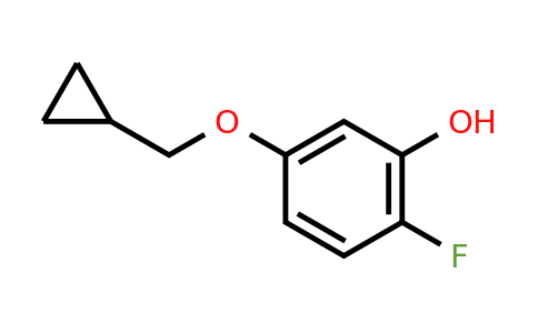 CAS 1243360-81-7 | 5-(Cyclopropylmethoxy)-2-fluorophenol