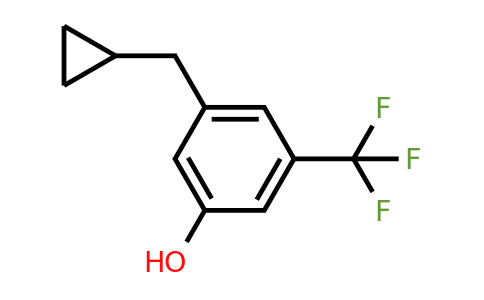 CAS 1243360-86-2 | 3-(Cyclopropylmethyl)-5-(trifluoromethyl)phenol