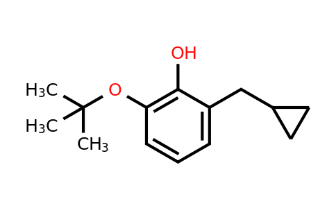 CAS 1243360-89-5 | 2-Tert-butoxy-6-(cyclopropylmethyl)phenol