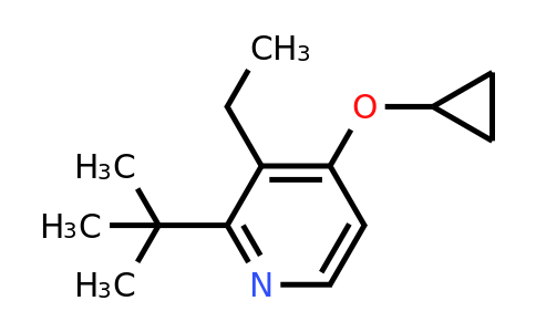 CAS 1243360-92-0 | 2-Tert-butyl-4-cyclopropoxy-3-ethylpyridine