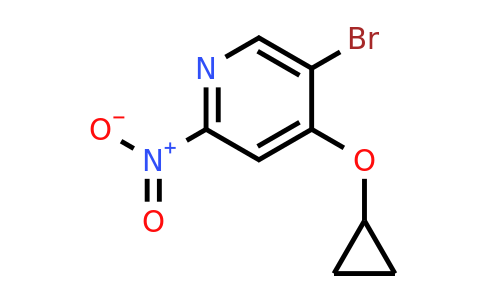 CAS 1243360-95-3 | 5-Bromo-4-cyclopropoxy-2-nitropyridine