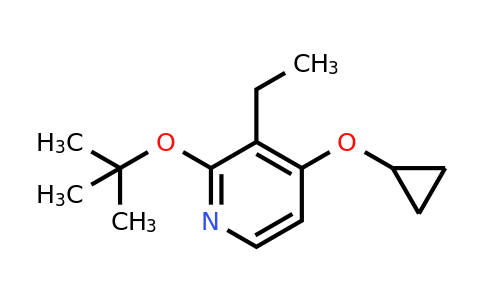 CAS 1243360-96-4 | 2-Tert-butoxy-4-cyclopropoxy-3-ethylpyridine