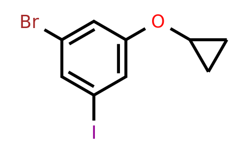 CAS 1243360-98-6 | 1-Bromo-3-cyclopropoxy-5-iodobenzene