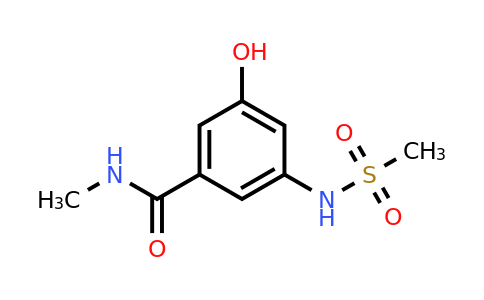 CAS 1243361-08-1 | 3-Hydroxy-N-methyl-5-(methylsulfonamido)benzamide