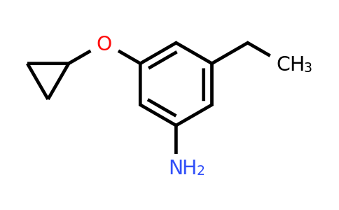 CAS 1243361-12-7 | 3-Cyclopropoxy-5-ethylaniline