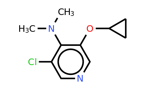 CAS 1243361-17-2 | 3-Chloro-5-cyclopropoxy-N,n-dimethylpyridin-4-amine