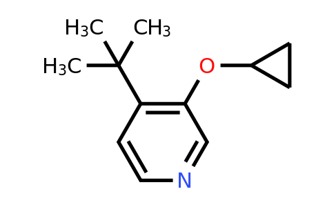 CAS 1243361-28-5 | 4-Tert-butyl-3-cyclopropoxypyridine