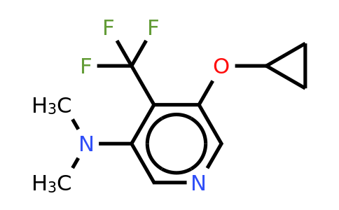 CAS 1243361-30-9 | 5-Cyclopropoxy-N,n-dimethyl-4-(trifluoromethyl)pyridin-3-amine