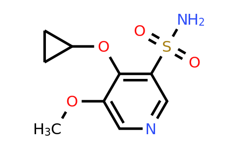 CAS 1243361-33-2 | 4-Cyclopropoxy-5-methoxypyridine-3-sulfonamide
