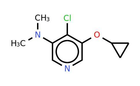 CAS 1243361-34-3 | 4-Chloro-5-cyclopropoxy-N,n-dimethylpyridin-3-amine