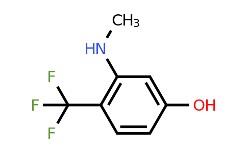 CAS 1243361-39-8 | 3-(Methylamino)-4-(trifluoromethyl)phenol