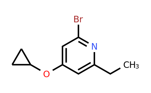 CAS 1243361-40-1 | 2-Bromo-4-cyclopropoxy-6-ethylpyridine