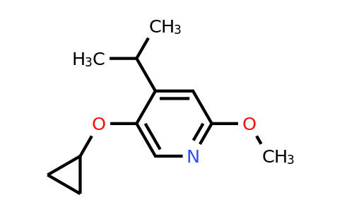 CAS 1243361-41-2 | 5-Cyclopropoxy-4-isopropyl-2-methoxypyridine