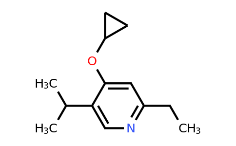 CAS 1243361-44-5 | 4-Cyclopropoxy-2-ethyl-5-isopropylpyridine