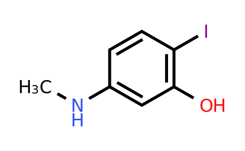 CAS 1243361-45-6 | 2-Iodo-5-(methylamino)phenol