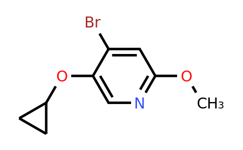CAS 1243361-46-7 | 4-Bromo-5-cyclopropoxy-2-methoxypyridine