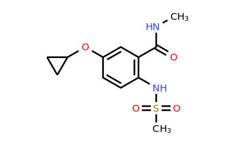 5-Cyclopropoxy-N-methyl-2-(methylsulfonamido)benzamide