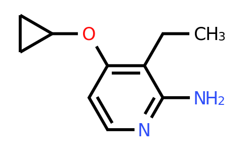 CAS 1243361-55-8 | 4-Cyclopropoxy-3-ethylpyridin-2-amine